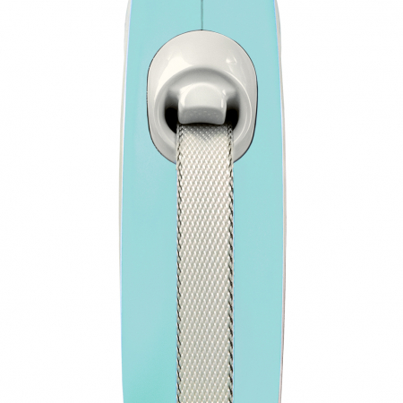 Lesa retractabila cu banda de 5m, albastru deschis, S, Flexi New Comfort [1]