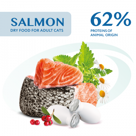 Optimeal Hrana uscata pisici sterilizate  - cu somon, 4 kg [1]