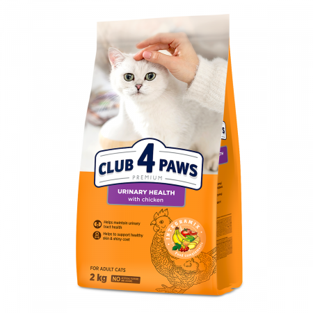 Club 4 Paws Premium Urinary Hrana uscata pisici, 2 kg