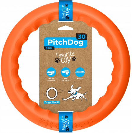 Produse pentru caini - Jucarie Inel pentru caini PitchDog 28 cm