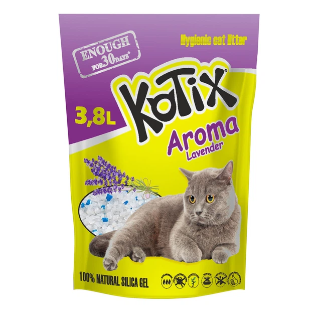 Asternut igienic - Kotix, Asternut igienic pisici - Lavanda, 3.8l