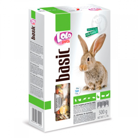Animale mici - Lolo Hrana de baza pentru iepuri 500g