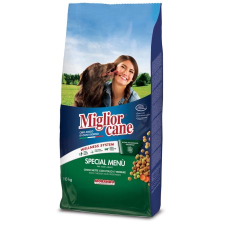 Hrana uscata - Miglior Cane Hrana uscata completa pentru caini - Pui si legume, 10kg