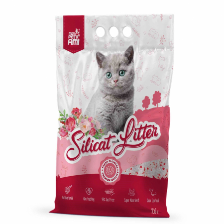 Asternut igienic - Asternut igienic pentru litiera cu aroma florala, Mon Petit Ami