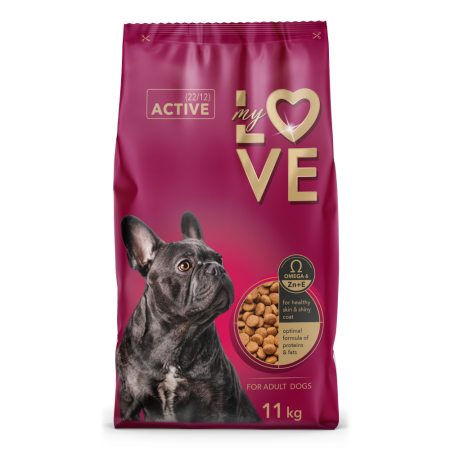 Hrana uscata - My Love, Hrana uscata, caini activi, 11kg