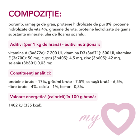 My Love, Hrana uscata, caini, vita, 11kg [2]
