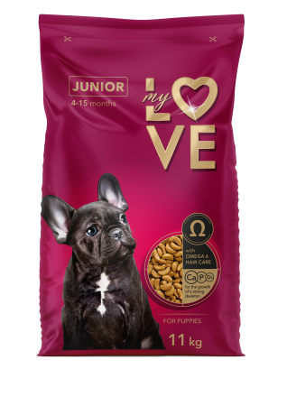 Hrana uscata - My Love, Hrana uscata, catei juniori, 11kg