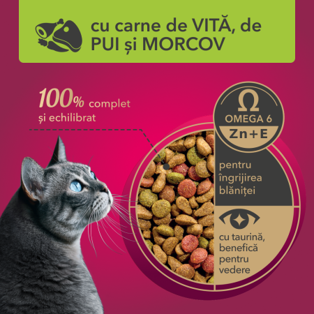 My Love Hrana uscata pisici adulte cu pui, vita si legume, 11kg [1]