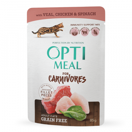 Hrana umeda pentru pisici, Optimeal for Carnivores [1]