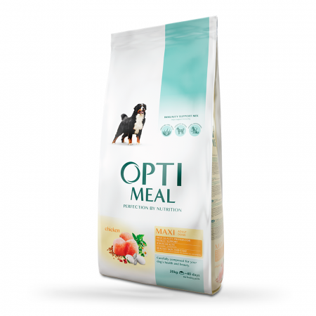 Produse pentru caini - Optimeal Hrana uscata caini adulti de talie mare - cu Pui, 20kg
