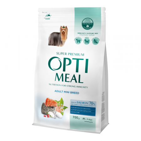 Produse pentru caini - Hrana uscata pentru caini de talie mica, Optimeal, 700g