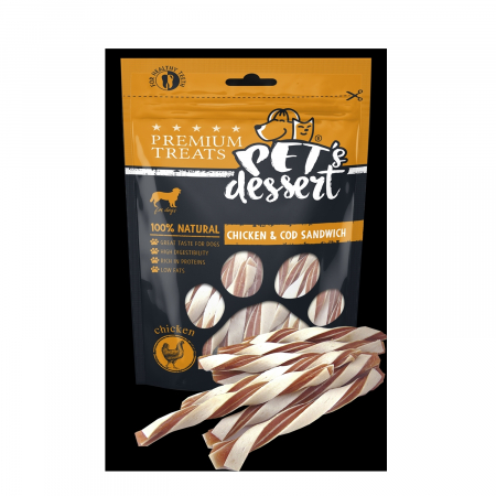 Recompense - Recompense pentru caini, pui si cod, Pet's Desert