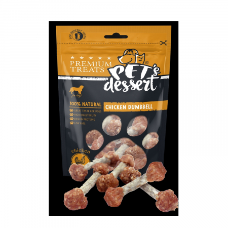 Recompense - Recompense pentru caini, pui si piele deshidratata, Pet's Desert