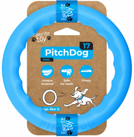 Produse pentru caini - Jucarie Inel pentru caini PitchDog 17 cm