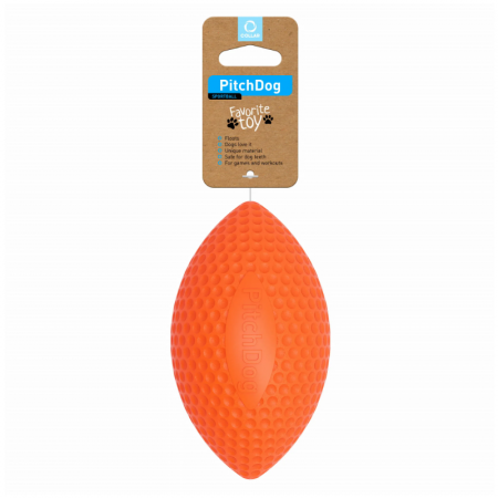 Produse pentru caini - PitchDog, Minge pentru caini, diametru 9cm, portocalie 