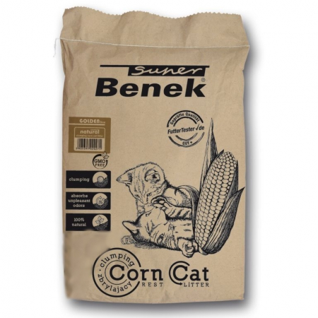 Asternut igienic - Super Benek Corn, Asternut Igienic pe baza de porumb, Golden