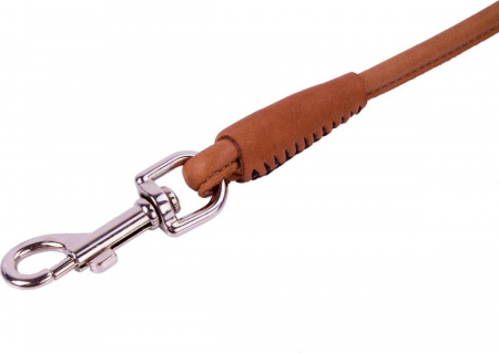 Waudog Soft, Lesa caini, din piele, cusuta manual, S, maro [2]