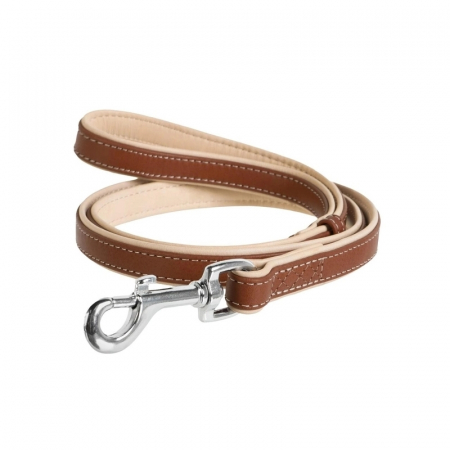 Produse pentru caini - Waudog Soft, S, Lesa caini, din piele, maro