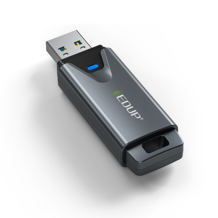 Adaptor USB Wi-Fi 6 EDUP, Tri Band 2.4/5GHz/6GHz, USB 3.0, AX3000, OFDMA, MU-MIMO [2]