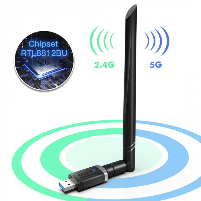 Adaptor USB 3.0 AC 1300Mbps EDUP [5]