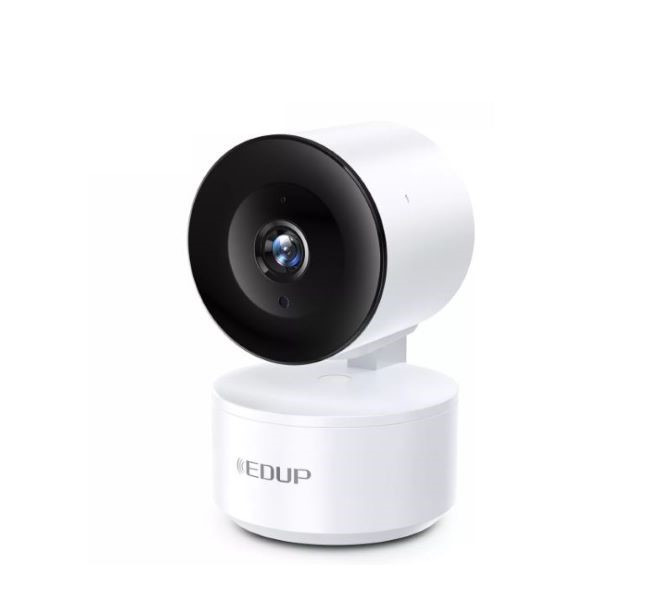 Camera de supraveghere, Edup, EH-1080P15, 2MP, TuyaSmart SmartLife App, comunicare audio bidirectionala, vedere nocturna, urmarire inteligenta, alba