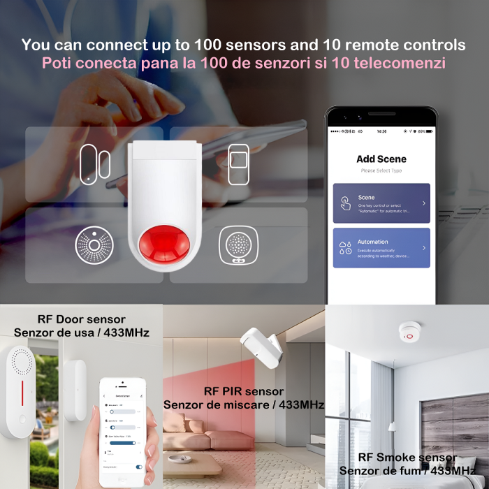 Detector de fum wireless 433MHz [5]