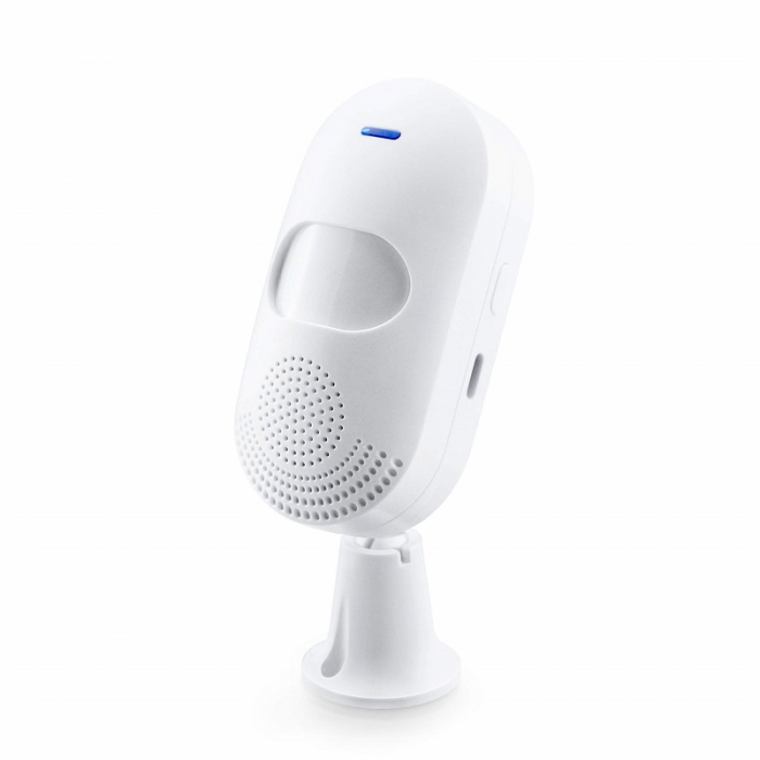Detector de miscare PIR inteligent FRAMMINO®, Wireless, Tuya Smart App, cu alarma acustica si luminoasa [2]