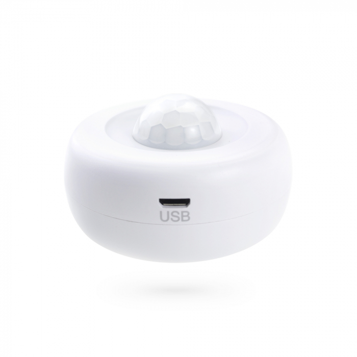 Detector de miscare PIR inteligent FRAMMINO®, Wireless, TuyaSmart SmartLife App, Alimentare duala [2]