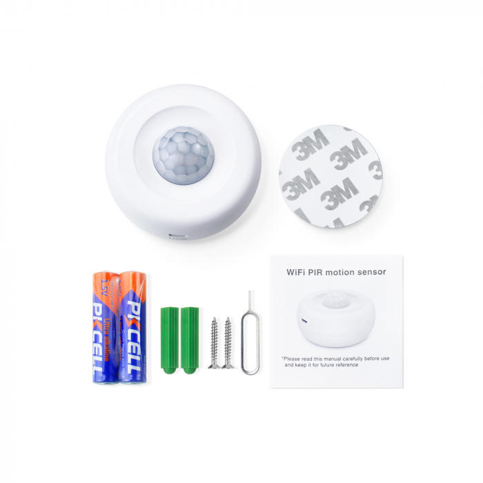 Detector de miscare PIR inteligent FRAMMINO®, Wireless, TuyaSmart SmartLife App, Alimentare duala [5]