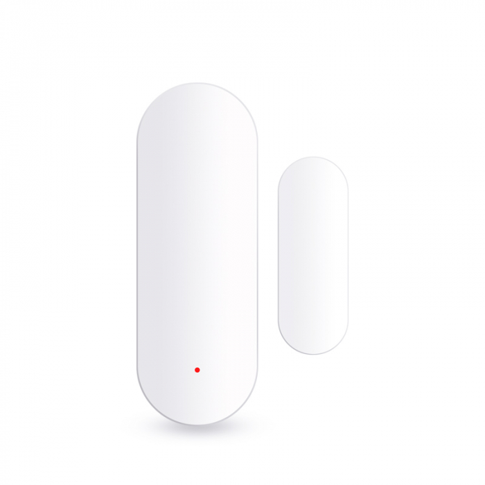 Senzor magnetic Wireless de usa fereastra, Tuya Smart SmartLife App, compatibil Alexa si Google Assistant, alb