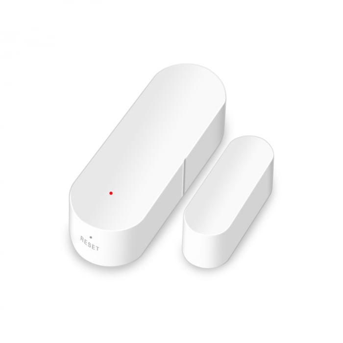 Pachet 3 Senzori magnetici Wireless de usa/fereastra, Tuya Smart SmartLife App, compatibil Alexa si Google Assistant, alb - - [4]