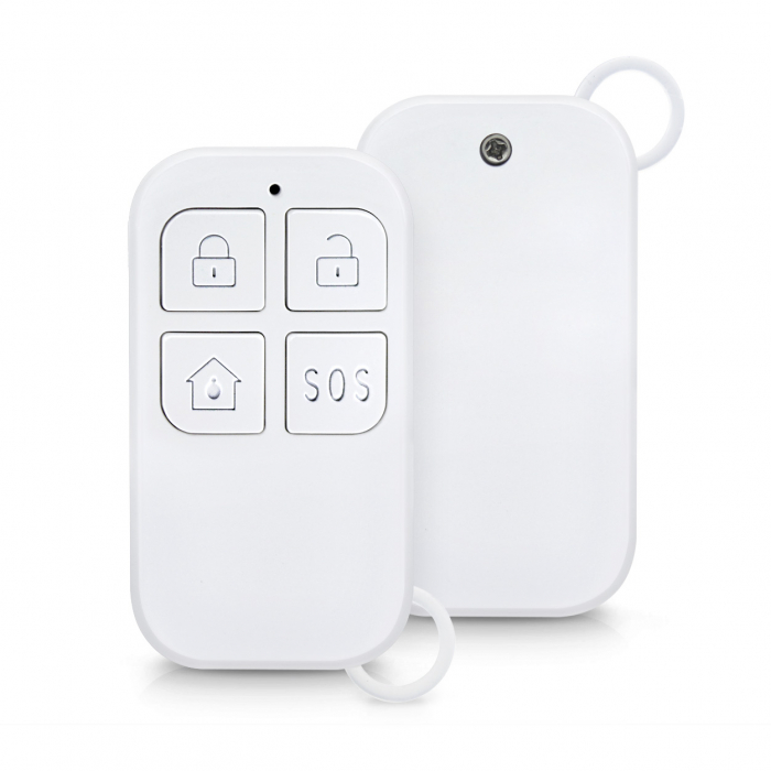 Telecomanda wireless PST, 433MHz, 4 canale, pentru sistem de alarma, cod de invatare 1527