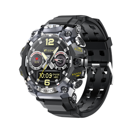 Wearables & gadgets - ceas-smartwatch-frammino-4g-lte-amoled-1-508-inches-camera-duala-2mp-8mp-baterie-1150-mah-notificari-apeluri-sms-social-media-monitorizare-activitati-fizice