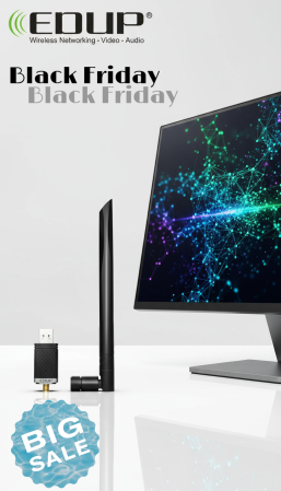 Adaptoare Wi-Fi, Bluetooth - Adaptor USB 3.0 AC 1300Mbps EDUP