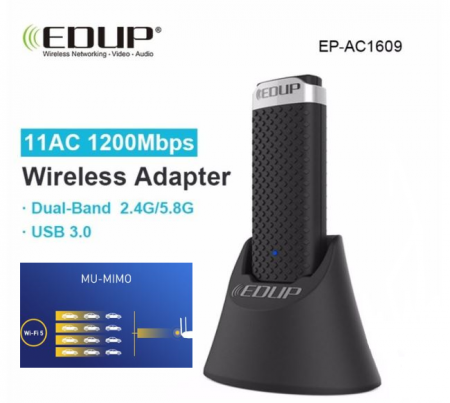 Adaptor USB 3.0 Wi-Fi AC 1200Mbps [6]