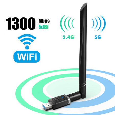 Adaptor USB 3.0 AC 1300Mbps EDUP [5]