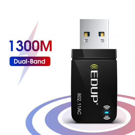 Adaptor USB 3.0 Wi-Fi AC 1300Mbps EDUP [2]