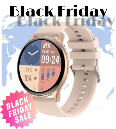 Ceas smartwatch Valdus, model HK 89, AMOLED, 46 mm, NFC, apel BT, monitorizare somn, activitati sportive, asistent vocal