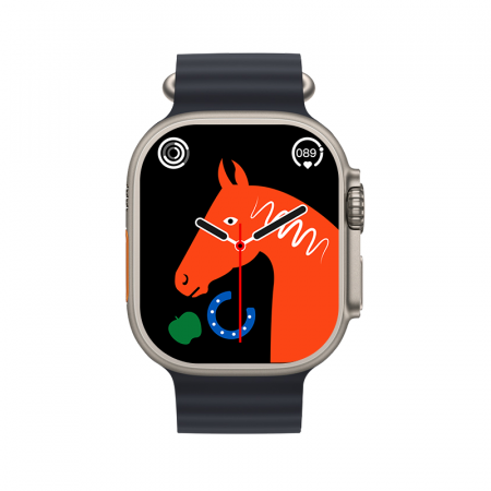 Ceas smartwatch Valdus, model T900 ultra S, 49 mm, incarcare wireless, apel BT, monitorizare somn, activitati sportive, asistent vocal, argintiu [3]