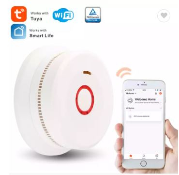 Detector de fum fotoelectric, SD-432 WF, Wireless, Tuya Smart/Smart Life App, certificat TÜV Rheinland, 10 durata de viata a bateriei [1]