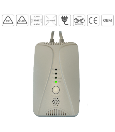 Senzori de gaz, fum si monoxid de carbon - Detector de gaz methan CH4, gaze naturale si monoxid de carbon CO