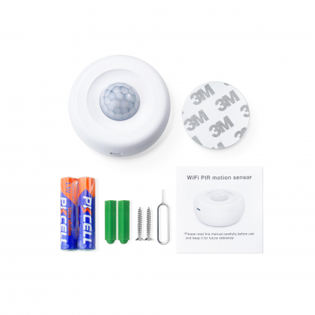Detector de miscare PIR inteligent FRAMMINO®, Wireless, TuyaSmart SmartLife App, Alimentare duala [4]