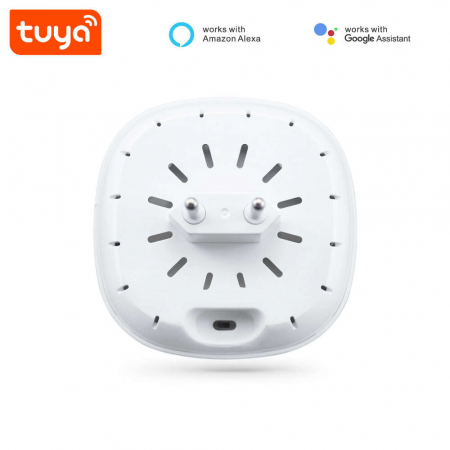 Hub/Sirena smart PST, compatibil TuyaSmart/Smart Life App, cu sirena acustica si luminoasa, WiFi 2,4 GHz si 433MHz [4]