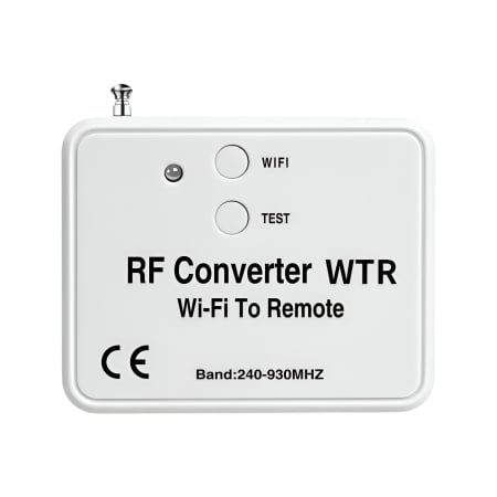 Senzori RF WiFi - Telecomanda universala FRAMMINO®, RF, Wi-fi, Tuya App, pentru usi de garaj, porti automate, draperii, ce folosesc, coduri fixe, coduri de invatare si coduri rulante, frecventa 240 Mhz-930 MHz, gri