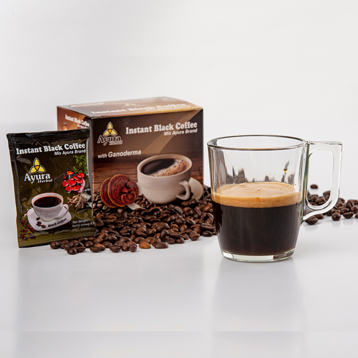 Ayura Herbal Instant Black Cofee Mix 10plicuri [1]