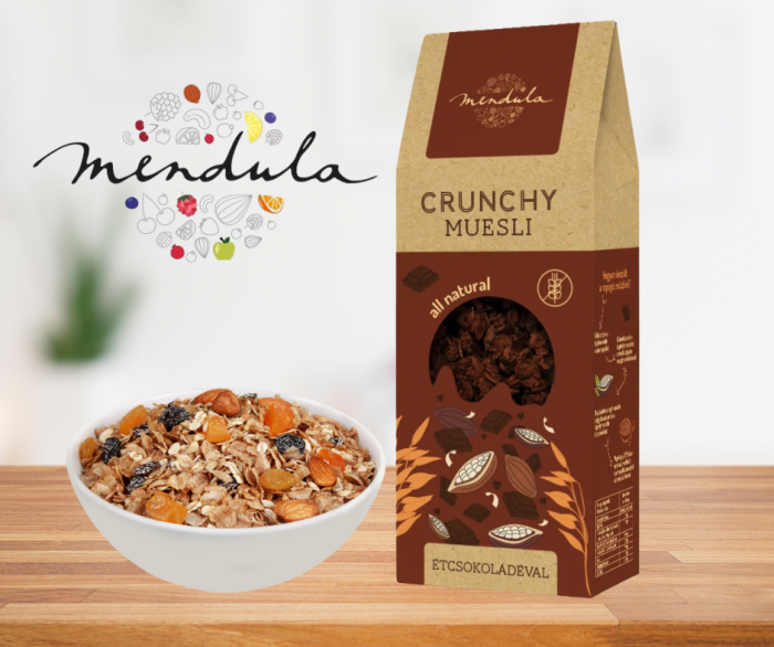 Musli crocant cu ciocolată neagră și cocos – fără gluten – 300g [1]