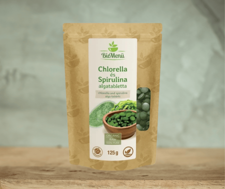 Suplimente alimentare - Biomenu chlorella si spirulina 250buc