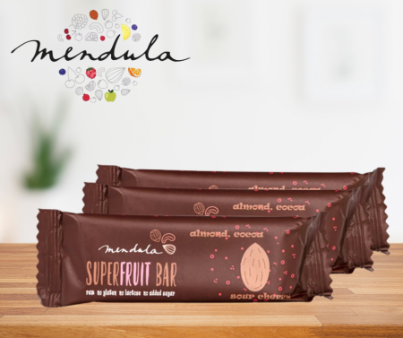 Produse Mendula - Mendula bar superfruits cu cacao și vișine – fără zahăr adăugat – 40g