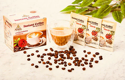 Cafea cu ganodermă - Cappuccino Coffee Ayura Herbal 10plicuri