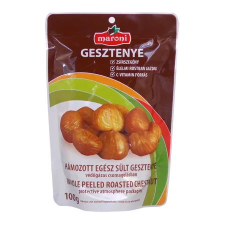 Produse - Castane decojite si prajite 100g Maroni